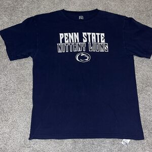 Mens blue Penn state PSU Nittany Lions short sleeve T shirt